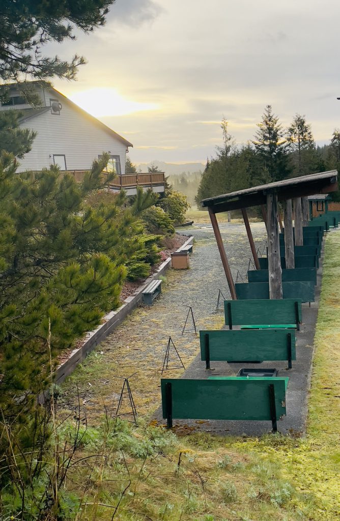Driving Range at Seven Hills Golf Course Port Hardy B.C.