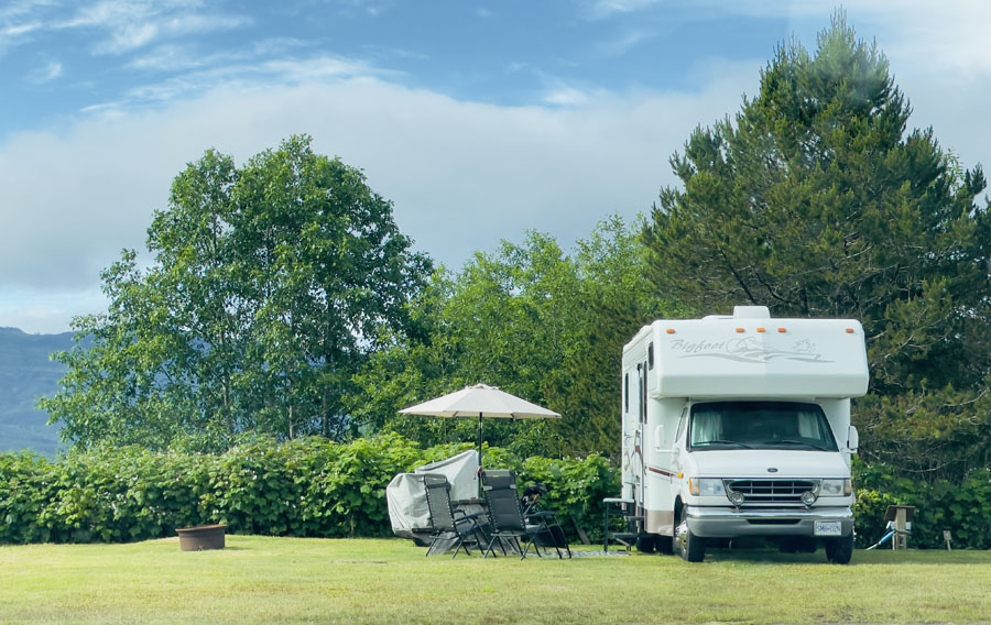 RV Sites near Port Hardy at Seven Hills Golf & Country Club, Northern Vancouver Island