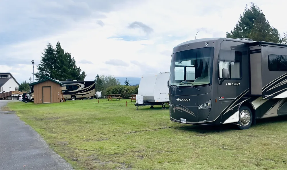 Image of RV park campsite at Seven Hills Golf Course Port Hardy Port McNeill