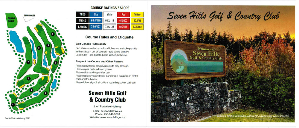 Seven Hills course map